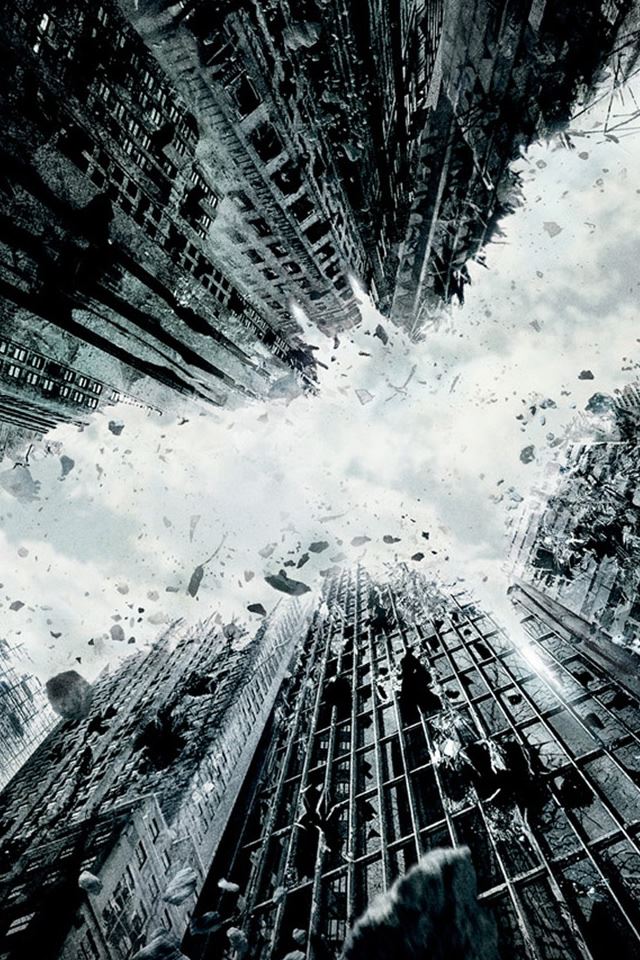 640x960 The Dark Knight Rises 2012 - dark (black) iPhone 4s Wallpaper