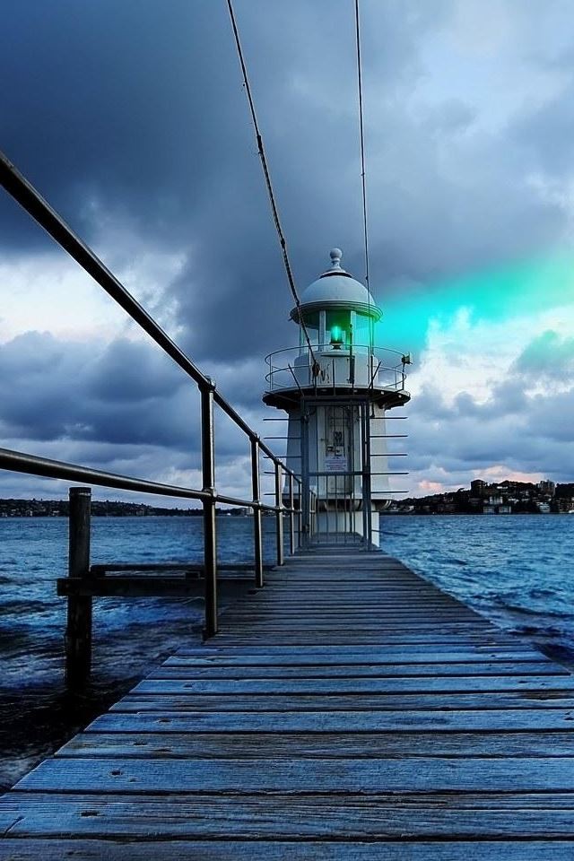 640x960 Sydney Lighthouse View - lighthouse iPhone 4s Wallpaper