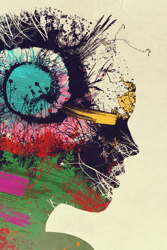 640x960 Artist Portrait - face iPhone 4s Wallpaper
