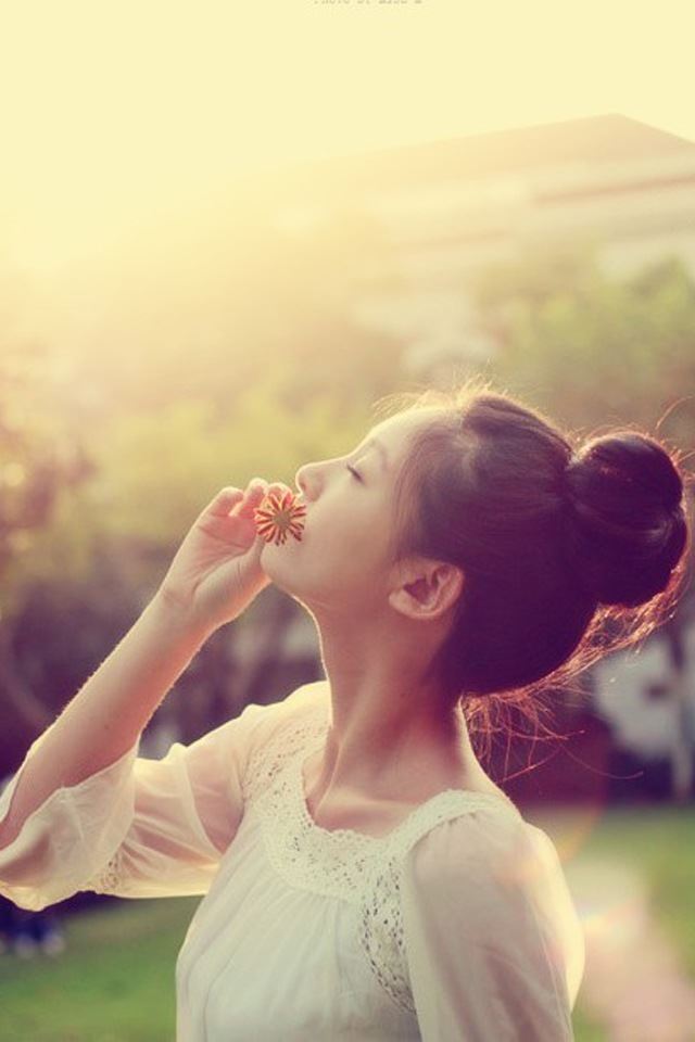 640x960 Pure girl - beauty iPhone 4s Wallpaper