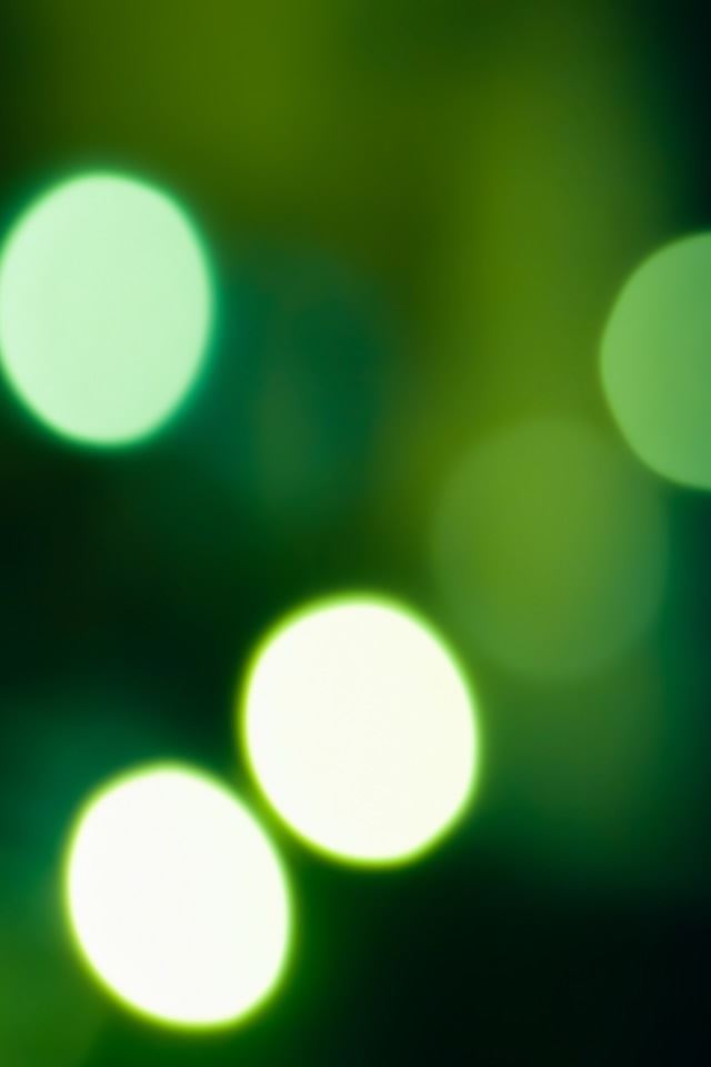 640x960 Aero Dark Green Lights - dark (black) iPhone 4s Wallpaper