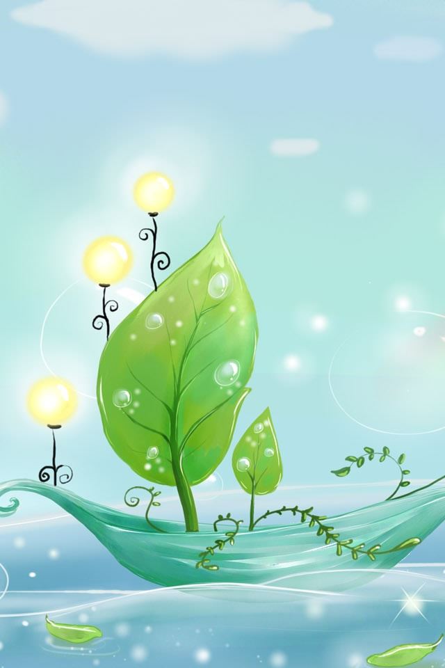 640x960 Beautiful Landscape - circle iPhone 4s Wallpaper