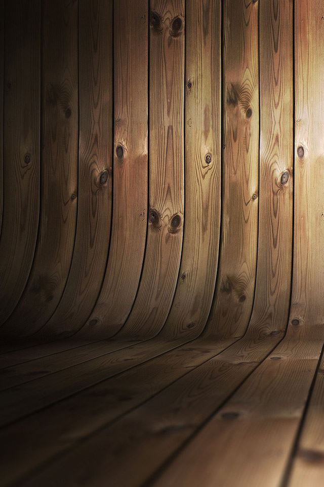 640x960 Curved Wood - line iPhone 4s Wallpaper