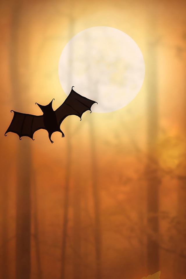 640x960 Halloween Bats - halloween iPhone 4s Wallpaper