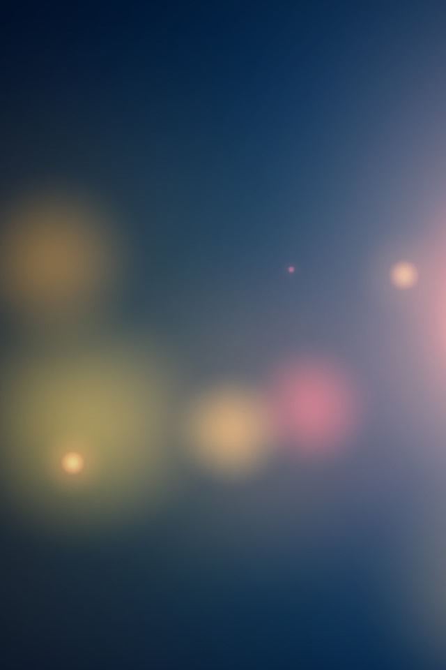 640x960 Glowing Circles - glowing iPhone 4s Wallpaper