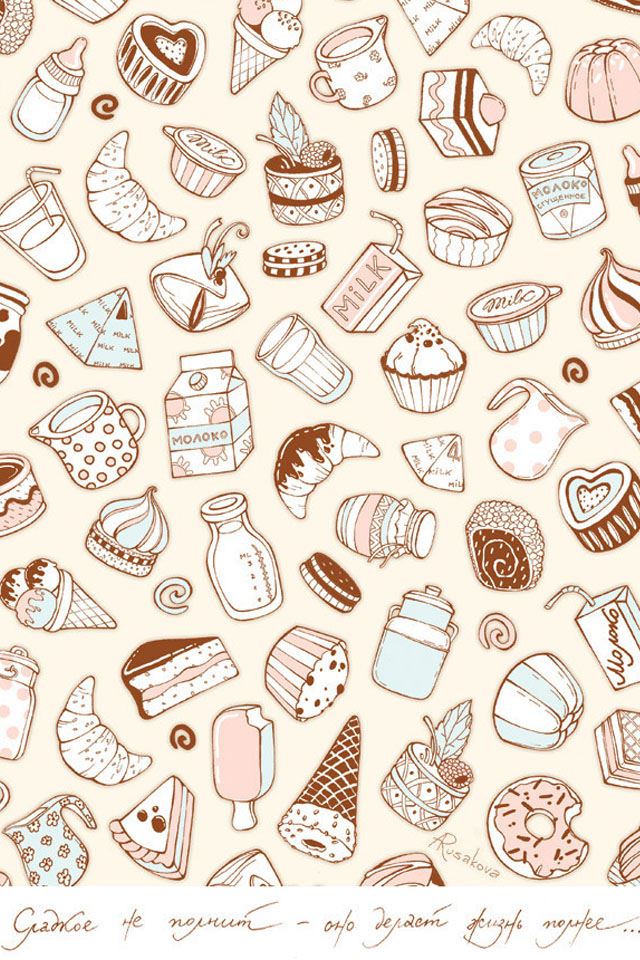 640x960 Summer Desserts -  iPhone 4s Wallpaper