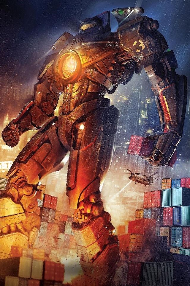 640x960 Gipsy Danger -  iPhone 4s Wallpaper