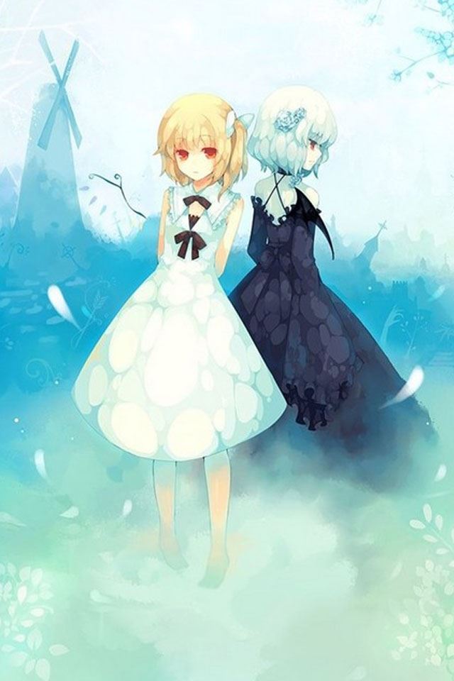 640x960 Double Angel - angel iPhone 4s Wallpaper