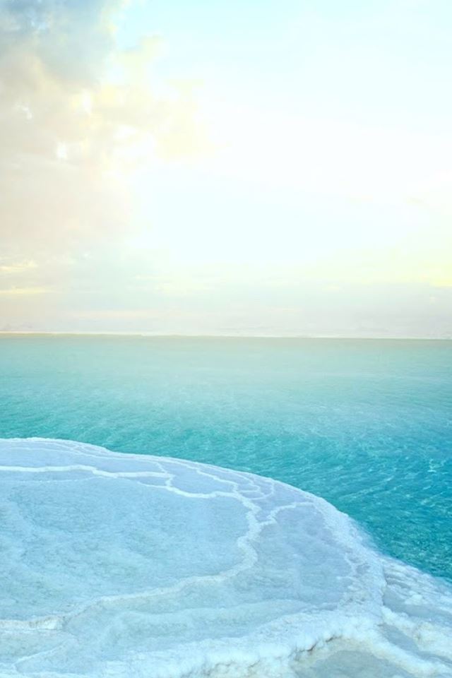 640x960 Sea salt Landscape - salt iPhone 4s Wallpaper