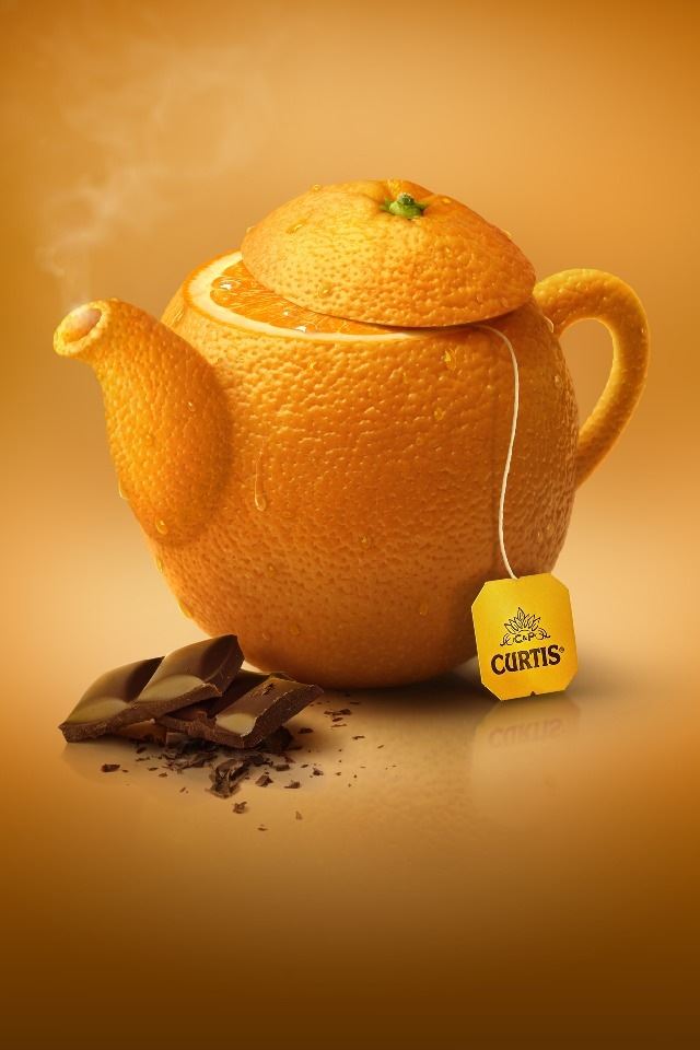 640x960 Orange Tea -  iPhone 4s Wallpaper