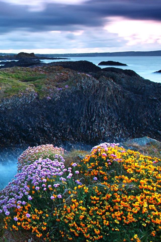 640x960 Rocky Shore 3 - rocky iPhone 4s Wallpaper