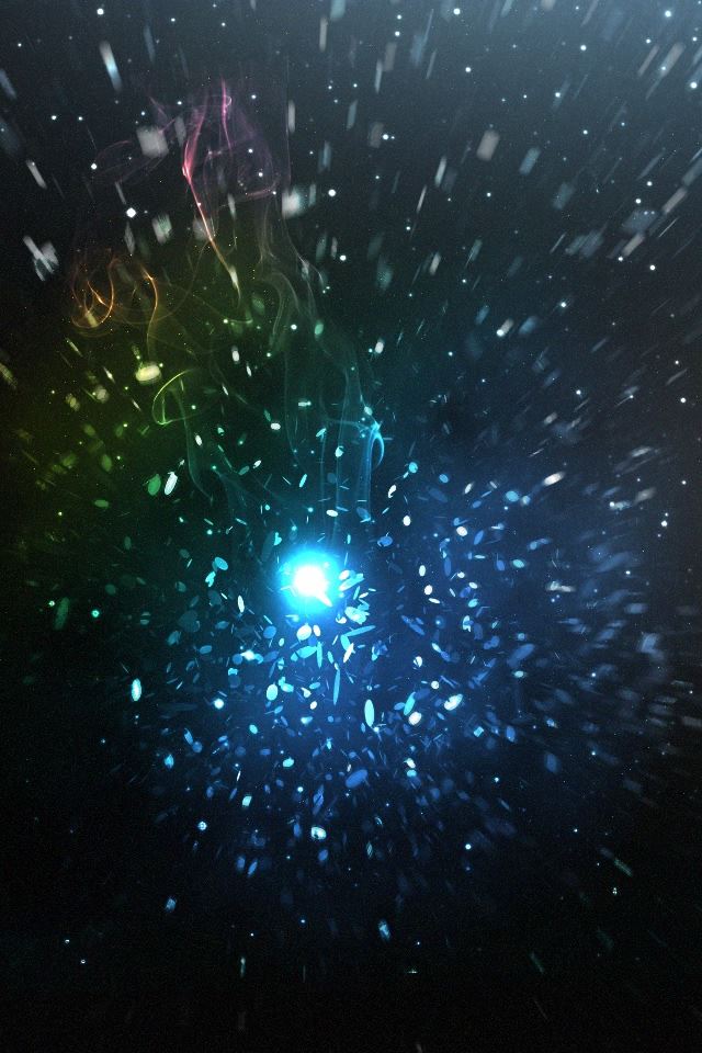 640x960 Particles - circle iPhone 4s Wallpaper