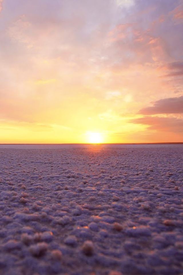 640x960 Sea salt Sunrise - sunrise iPhone 4s Wallpaper