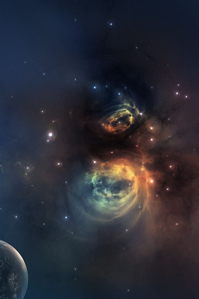 640x960 Wormhole - nebula iPhone 4s Wallpaper