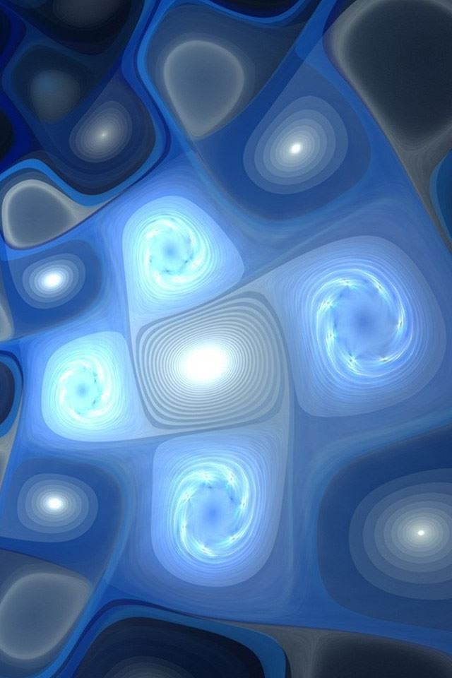 640x960 Eclectic Shapes - gray iPhone 4s Wallpaper