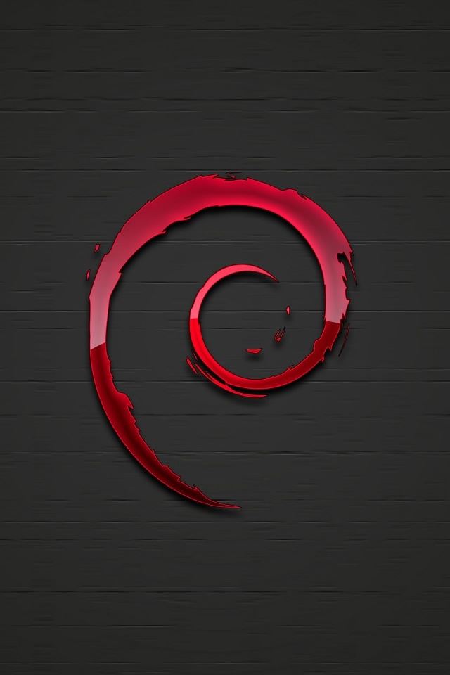640x960 Linux Logo - background iPhone 4s Wallpaper