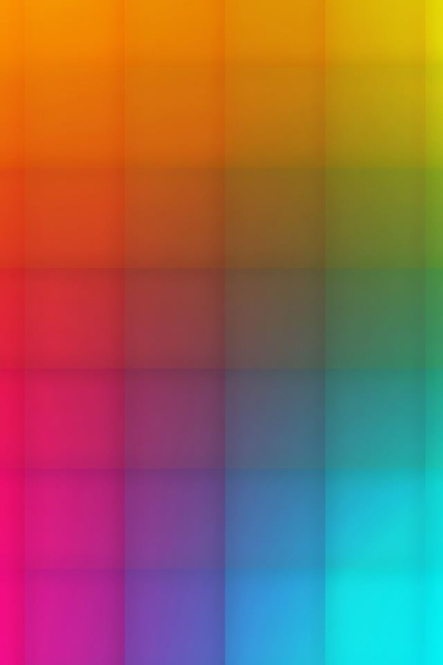 640x960 Rainbow Pixel Art - colorful iPhone 4s Wallpaper
