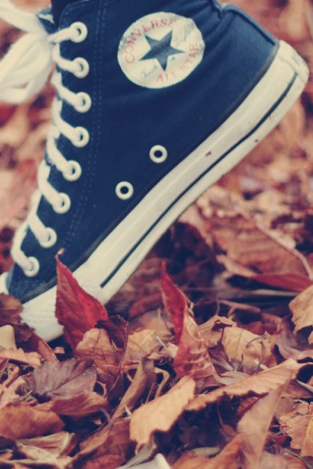 640x960 High shoes - leaf iPhone 4s Wallpaper