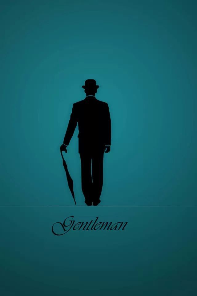 640x960 Gentleman - black iPhone 4s Wallpaper