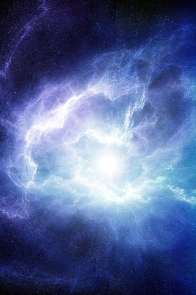 640x960 Blue Star - white iPhone 4s Wallpaper