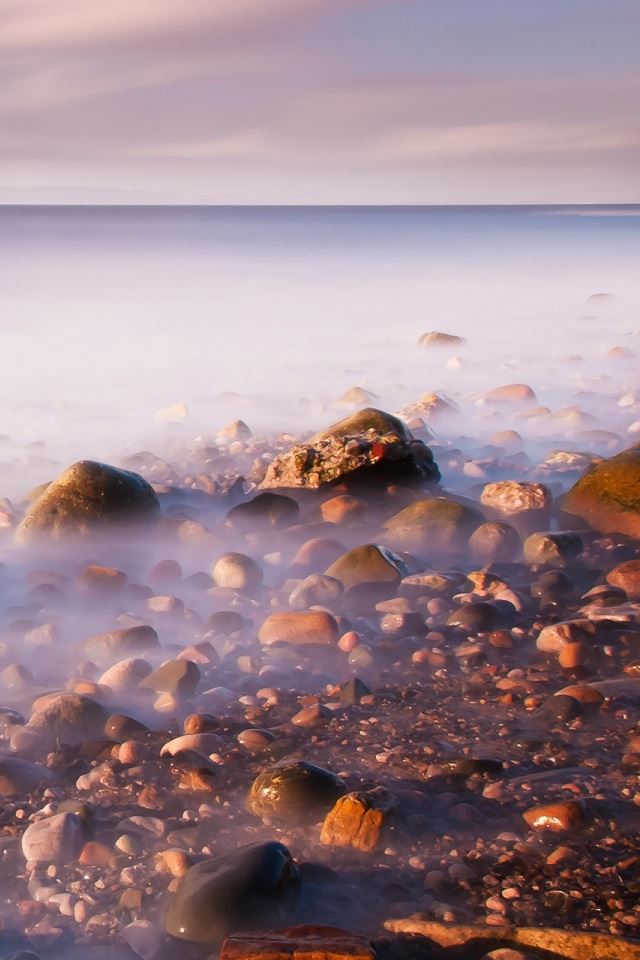 640x960 Misty Sea - misty iPhone 4s Wallpaper