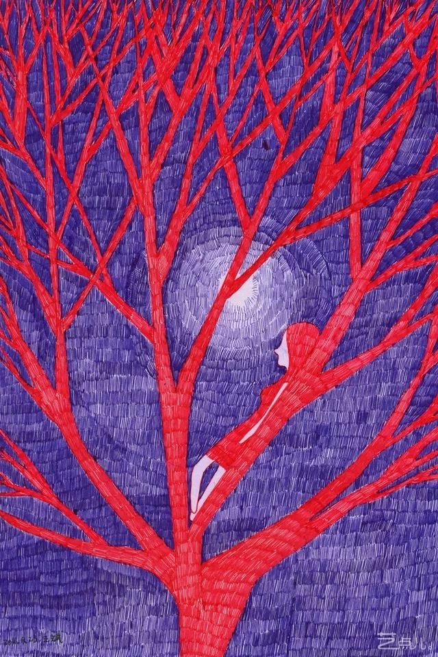 640x960 Tree woman - tree iPhone 4s Wallpaper