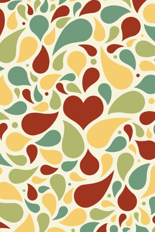 640x960 Light Colors Petals - drop iPhone 4s Wallpaper