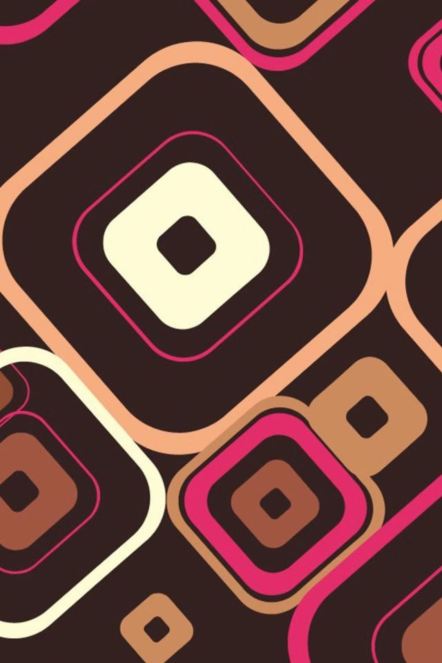 640x960 Retro Squares - retro iPhone 4s Wallpaper