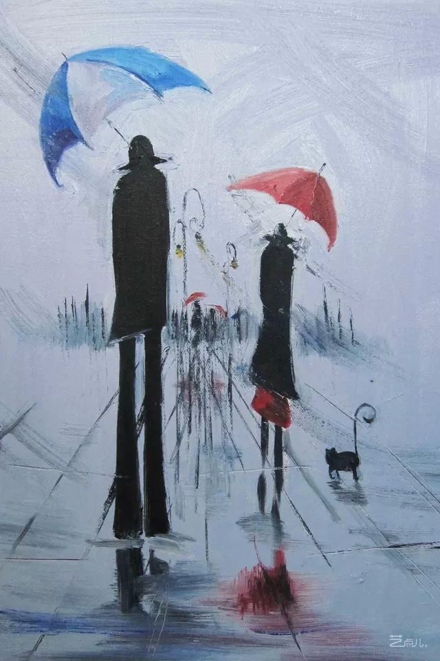 640x960 Windy and pedestrian - umbrella iPhone 4s Wallpaper