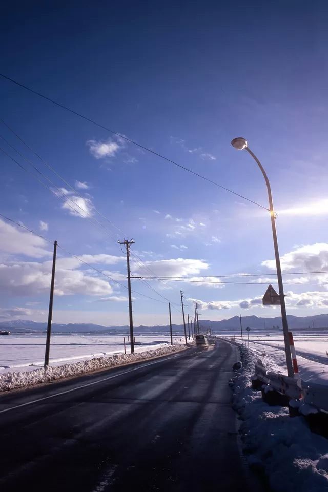 640x960 Plateau Snow Road - road iPhone 4s Wallpaper