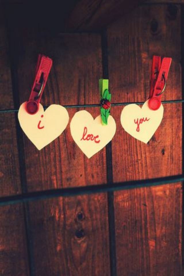 640x960 I love you - love iPhone 4s Wallpaper