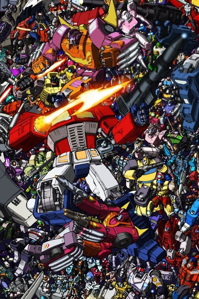 640x960 Transformers Collage -  iPhone 4s Wallpaper