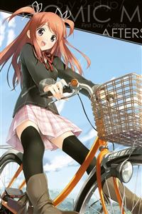 Bicycle Girl wallpaper