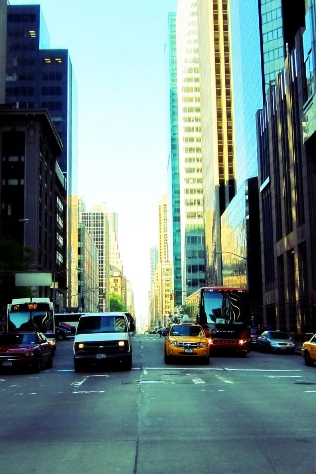640x960 Avenue Street - street iPhone 4s Wallpaper
