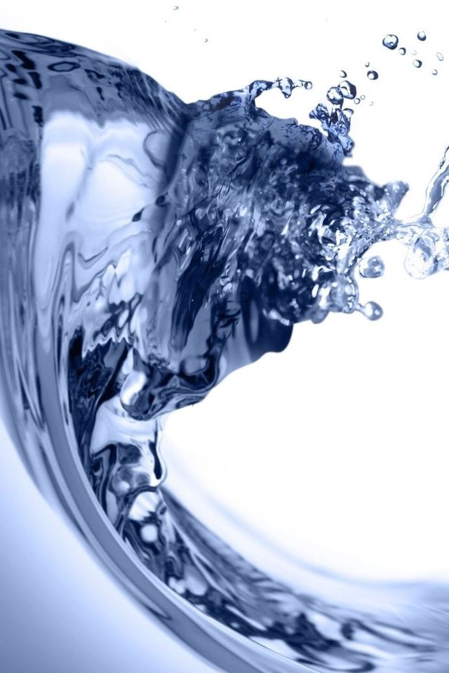 640x960 Spray Water Wave - droplet iPhone 4s Wallpaper
