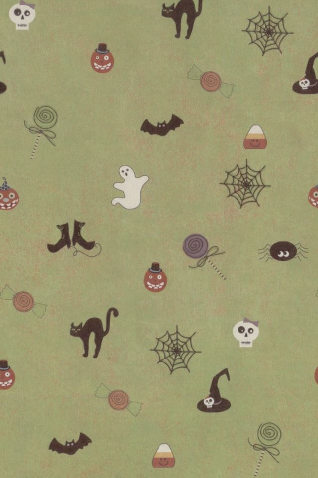640x960 Halloween Background - cat iPhone 4s Wallpaper
