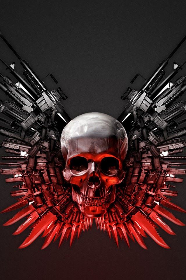 The Expendables Weapons Hd iPhone 4s wallpaper 
