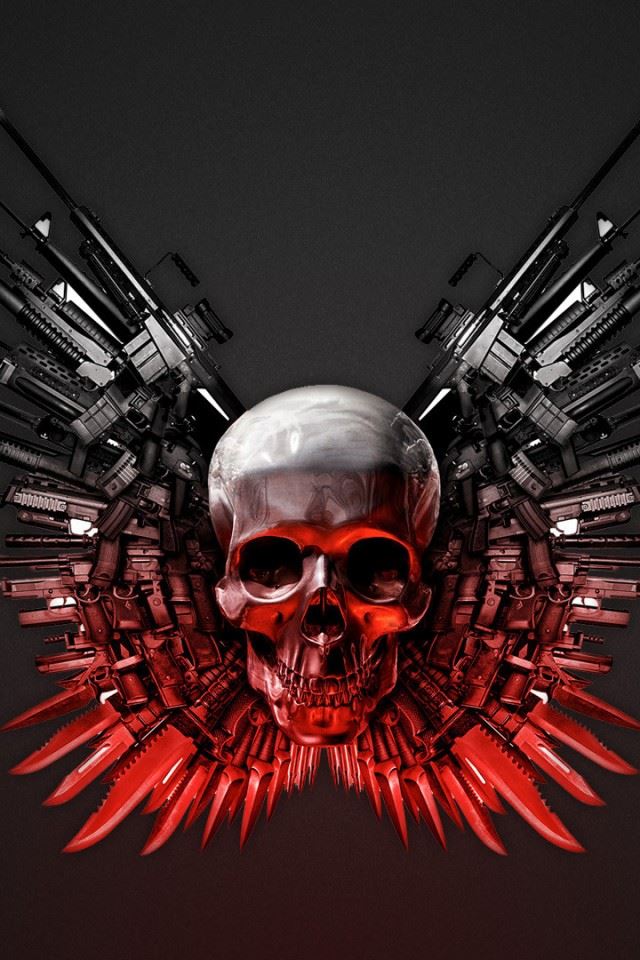 640x960 The Expendables Weapons Hd - knife iPhone 4s Wallpaper