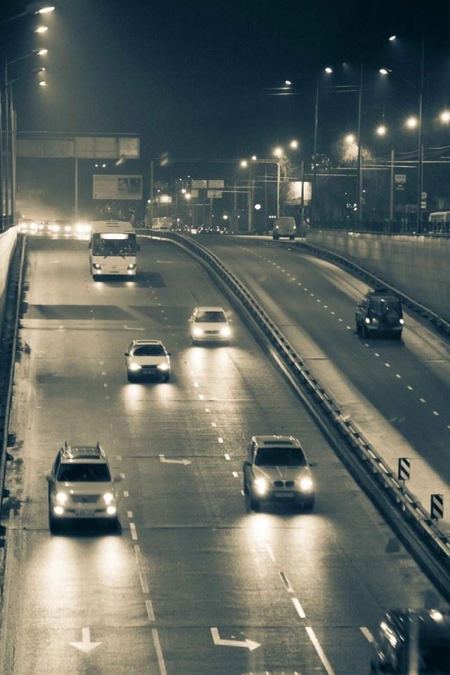 640x960 Tunnel Entrance - night iPhone 4s Wallpaper