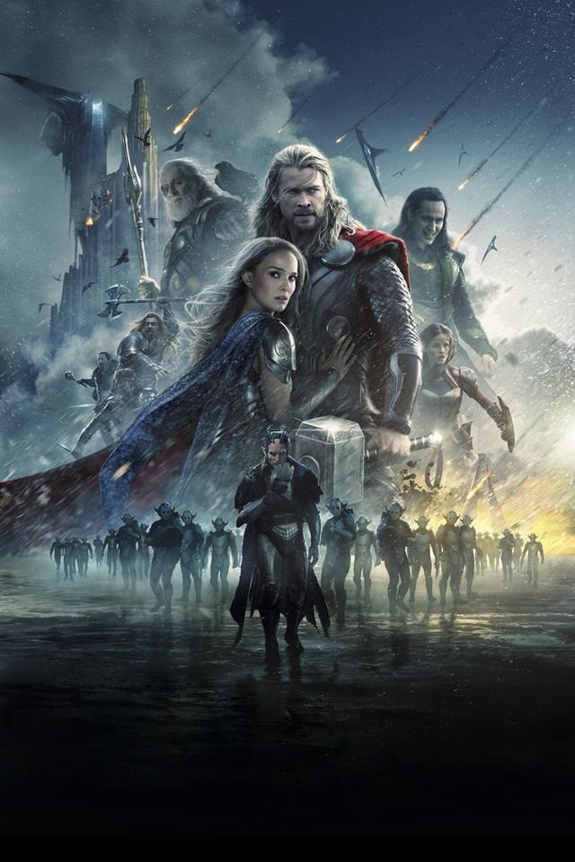 640x960 Thor 2  Dark World - poster iPhone 4s Wallpaper