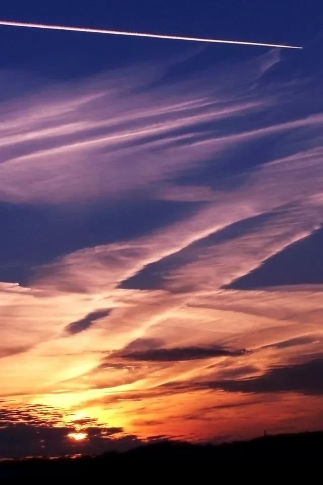 640x960 Sunset glow - glow iPhone 4s Wallpaper