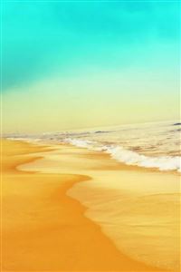 Golden beach wallpaper