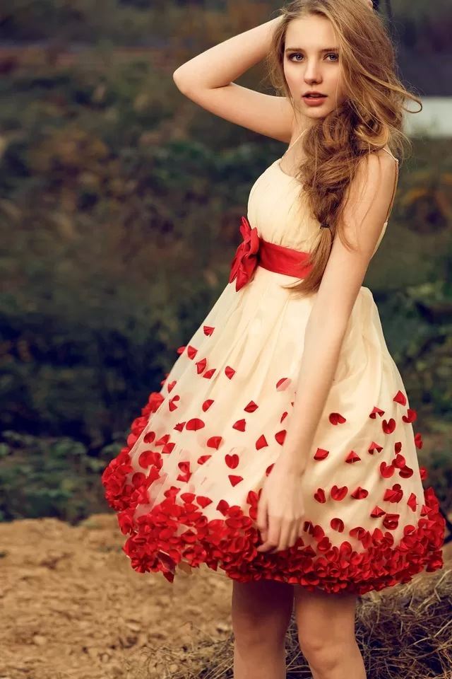 640x960 Rose petal skirt -  iPhone 4s Wallpaper