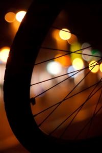 The wheels of a bicycle wallpaper