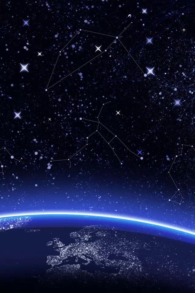 640x960 Constellation - gray iPhone 4s Wallpaper