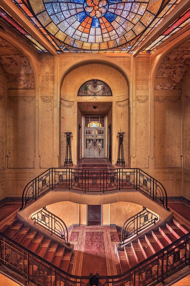 640x960 Corridor construction - building iPhone 4s Wallpaper