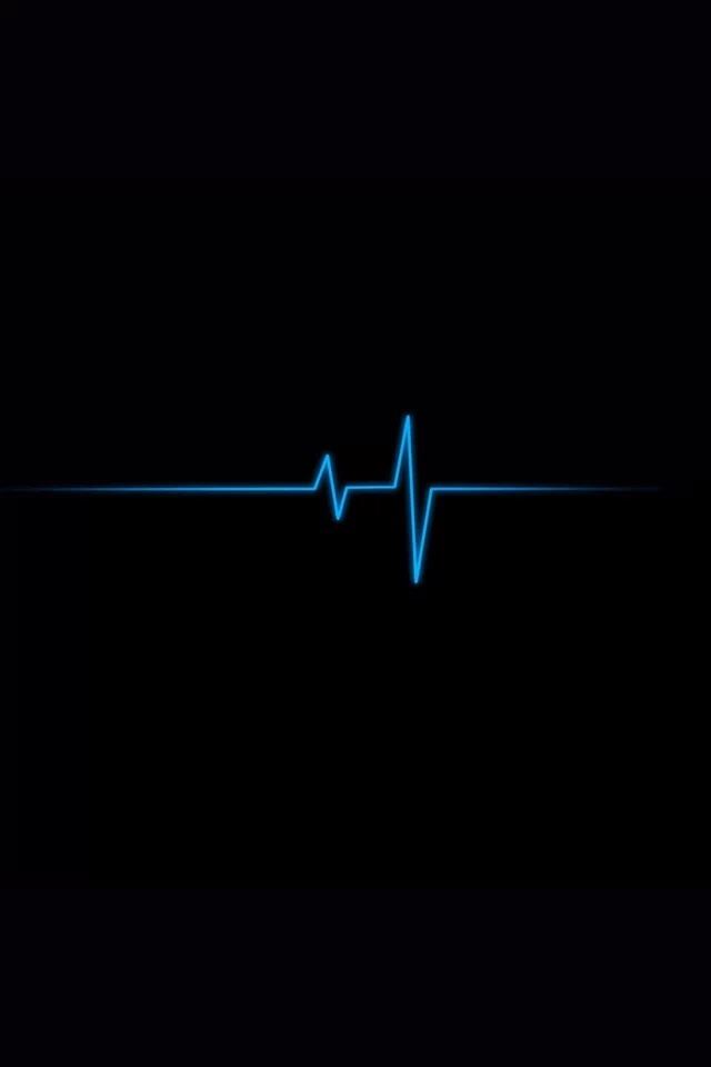 640x960 Blue line - cyan iPhone 4s Wallpaper