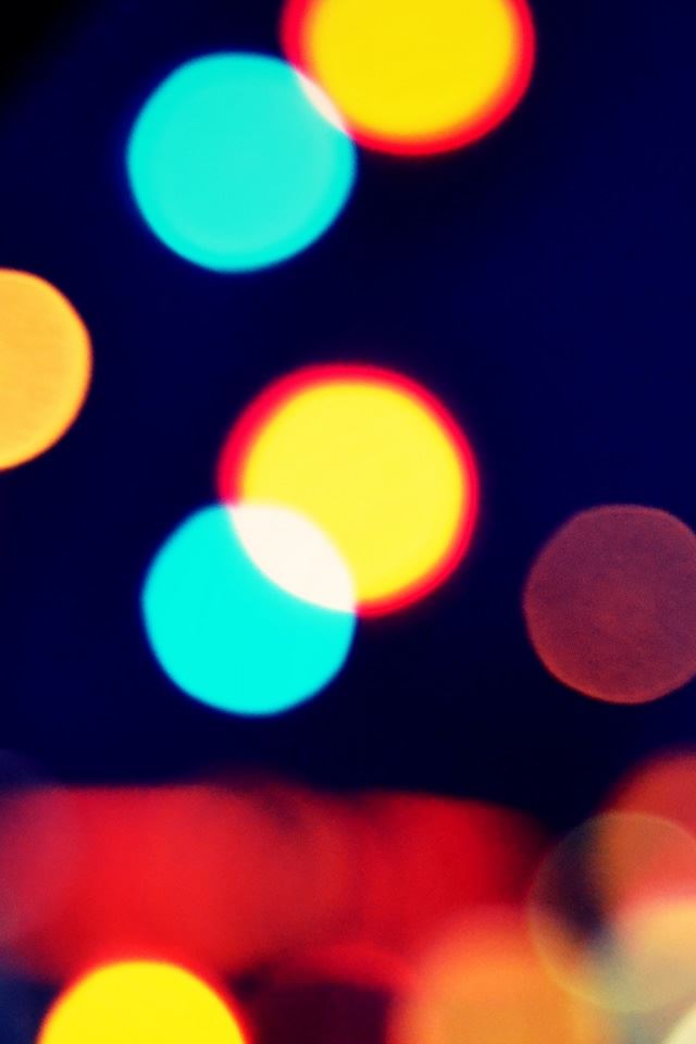 640x960 Blurred Vision - circle iPhone 4s Wallpaper
