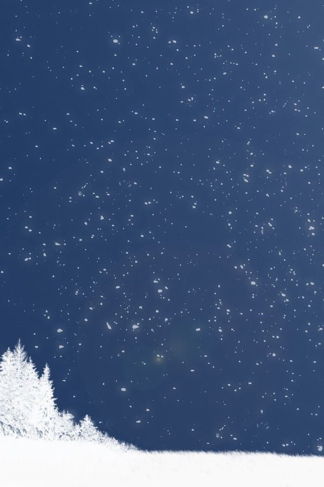 640x960 Minimal Winter - minimal iPhone 4s Wallpaper