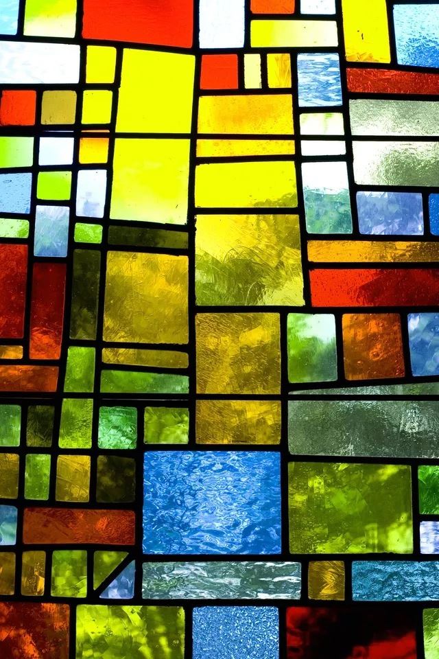640x960 Colored pieces - background iPhone 4s Wallpaper